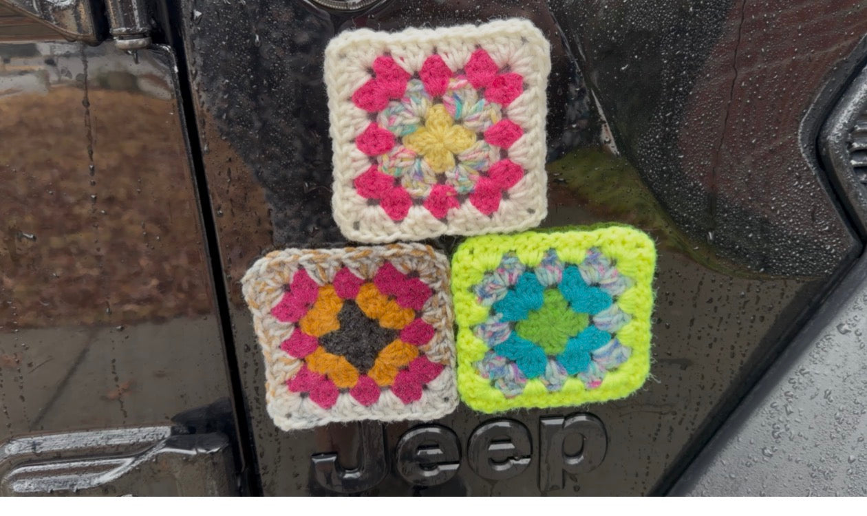 Granny Square Magnet