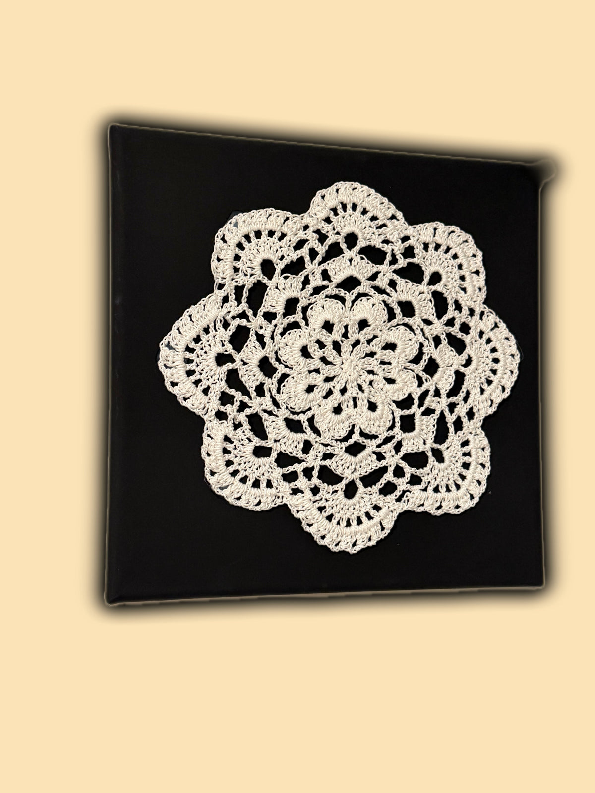 Doily Canvas Art